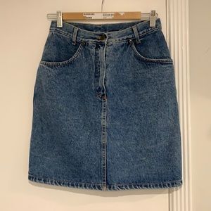 Vintage Benetton Denim Skirt